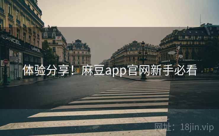 体验分享！麻豆app官网新手必看