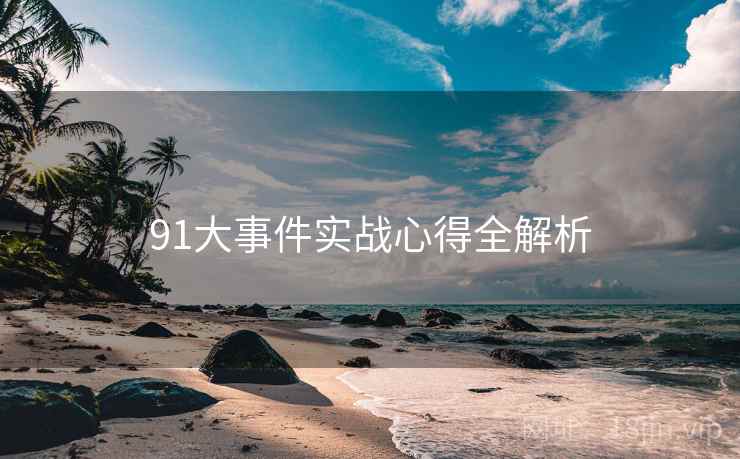91大事件实战心得全解析
