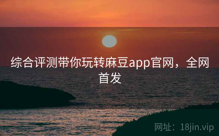 综合评测带你玩转麻豆app官网，全网首发