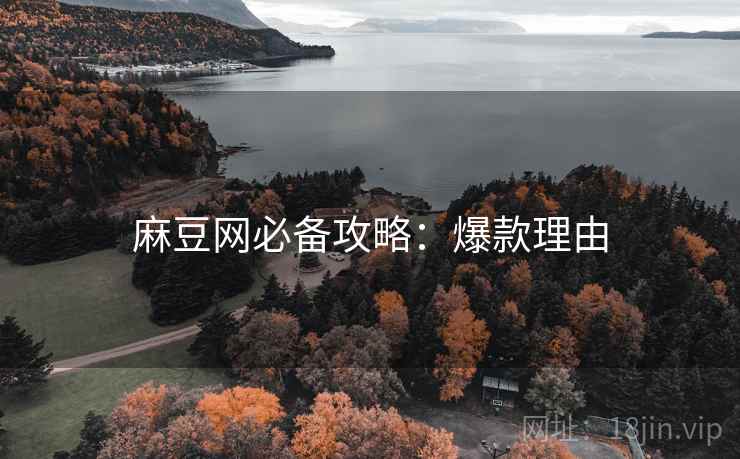 麻豆网必备攻略：爆款理由