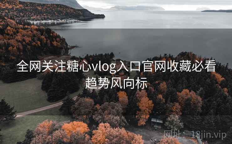 全网关注糖心vlog入口官网收藏必看趋势风向标